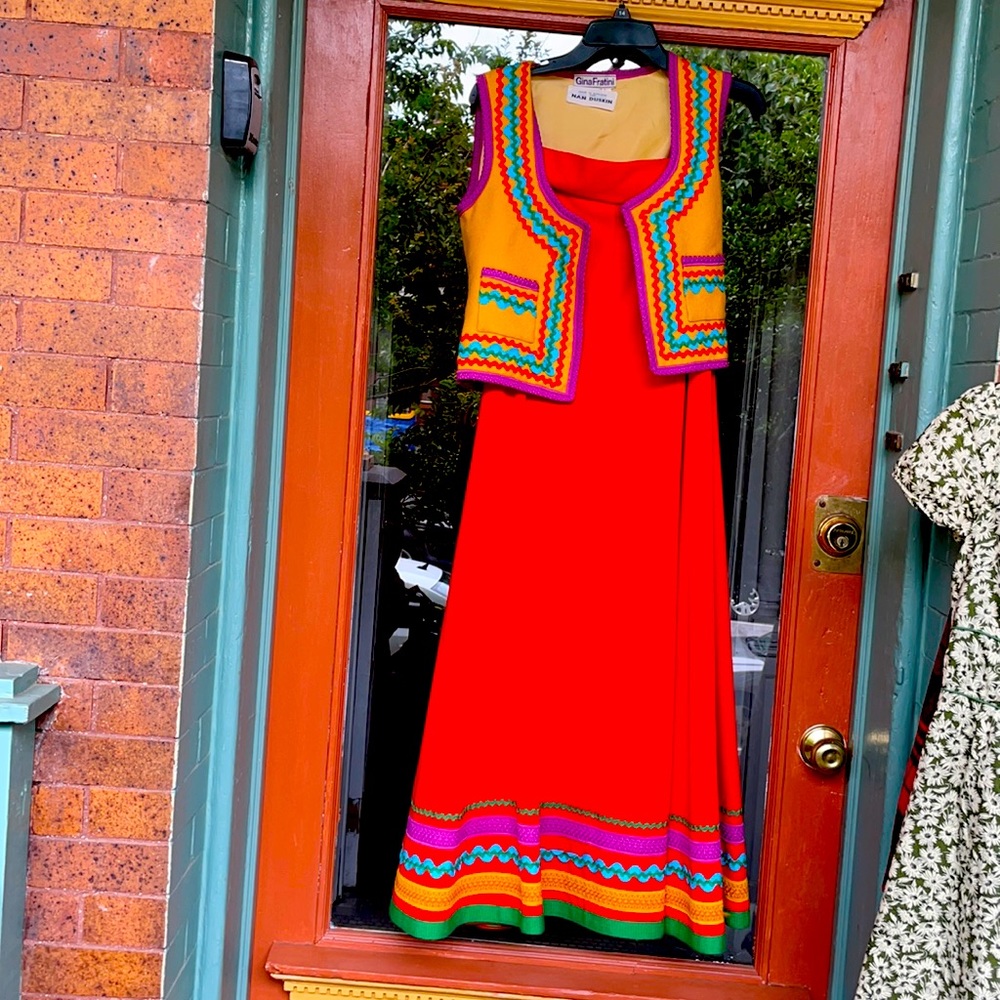Vintage1970’s  vest/skirt set